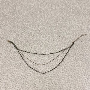 Turquoise beaded layered necklace